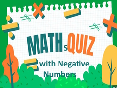 Тоглоом Maths Quiz with Negative Numbers