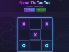 Тоглоом Neon Tic-Tac-Toe