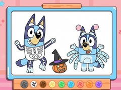 Тоглоом Coloring Book: Bluey Halloween Costume