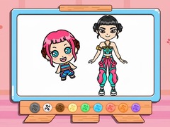 Тоглоом Coloring Book: Zoey Kpop Demon Hunters