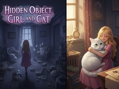 Тоглоом Hidden Object - Girl and Cat
