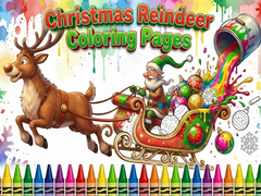Тоглоом Christmas Reindeer Coloring Pages