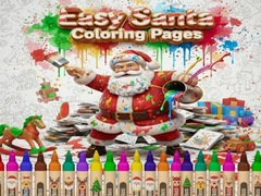 Тоглоом Easy Santa Coloring Pages