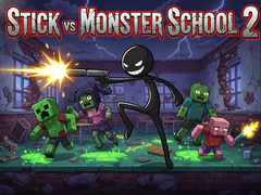 Тоглоом Stick vs Monster School 2