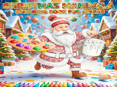 Тоглоом Christmas Mandala Coloring Book for Adults