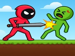 Тоглоом Red Stickman vs Monster School