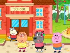 Тоглоом Wolfoo A Day At School