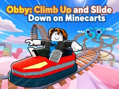 Тоглоом Obby: Climb Up and Slide Down on Minecarts