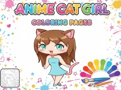 Тоглоом Anime Cat Girl Coloring Pages