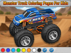 Тоглоом Monster Truck Coloring Pages For Kids