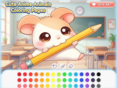 Тоглоом Cute Anime Animals Coloring Pages