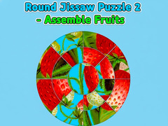 Тоглоом Round jigsaw Puzzle 2 - Assemble Fruits