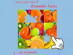 Тоглоом Square jigsaw Puzzle 2 - Assemble Fruits