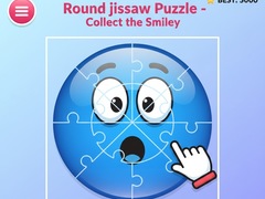 Тоглоом Round jigsaw Puzzle - Collect the Smiley