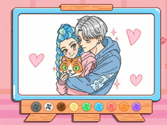 Тоглоом Coloring Book: Kpop Valentine's Day
