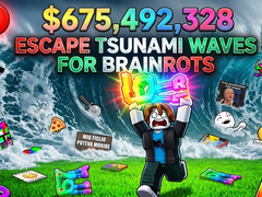 Тоглоом Escape Tsunami Waves for Brainrots