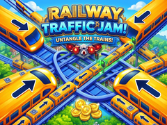 Тоглоом Railway Traffic Jam! Untangle the Trains!