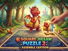 Тоглоом Square jigsaw Puzzle 2 - Assemble Cartoon