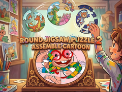 Тоглоом Round Jigsaw Puzzle 2 Assemble Cartoon