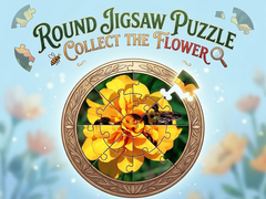 Тоглоом Round jigsaw Puzzle - Collect the Flower