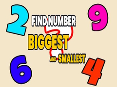 Тоглоом Find Number Biggest and Smallest