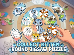 Тоглоом Round jigsaw Puzzle - Collect Kitten
