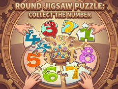 Тоглоом Round jigsaw Puzzle - Collect the Number