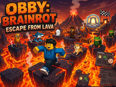 Тоглоом Obby: Brainrot escape from Lava