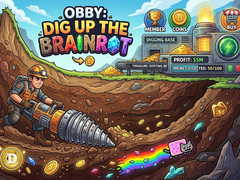 Тоглоом Obby: Dig Up The Brainrot!