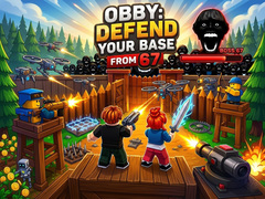 Тоглоом Obby: Defend your base from 67