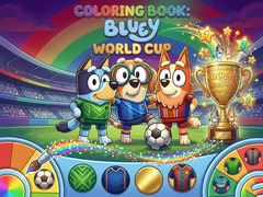 Тоглоом Coloring Book: Bluey World Cup