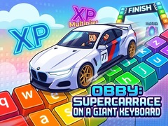 Тоглоом Obby: Supercar Race on a Giant Keyboard