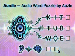 Тоглоом Aurdle — Audio Word Puzzle by Auzle