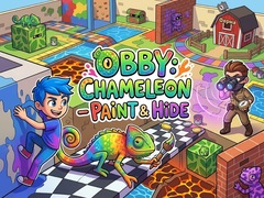 Тоглоом Obby: Chameleon - Paint & Hide
