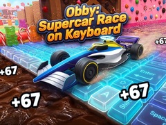 Тоглоом Obby: Supercar Race on Keyboard
