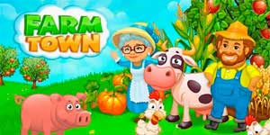 Онлайн тоглоом: Farm Town: Жижиг хот, тосгоны ойролцоо аз жаргалтай тосгон 